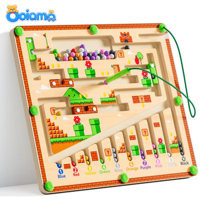Magnetic Maze Ball Game Board
