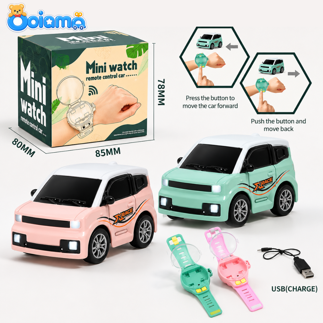 Mini Watch Remote Control Car - Wearable RC Toy For Kids