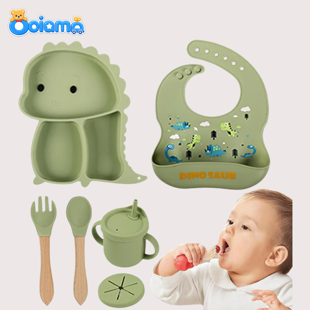 Kidilo Silicone Feeding Set - For Little Hands, Big Milestones