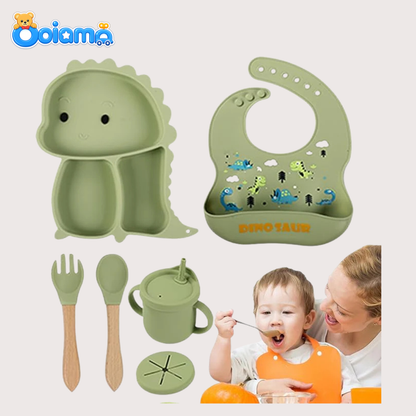 Kidilo Silicone Feeding Set - For Little Hands, Big Milestones