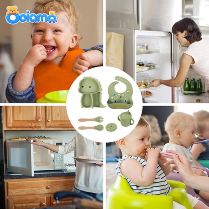 Kidilo Silicone Feeding Set - For Little Hands, Big Milestones