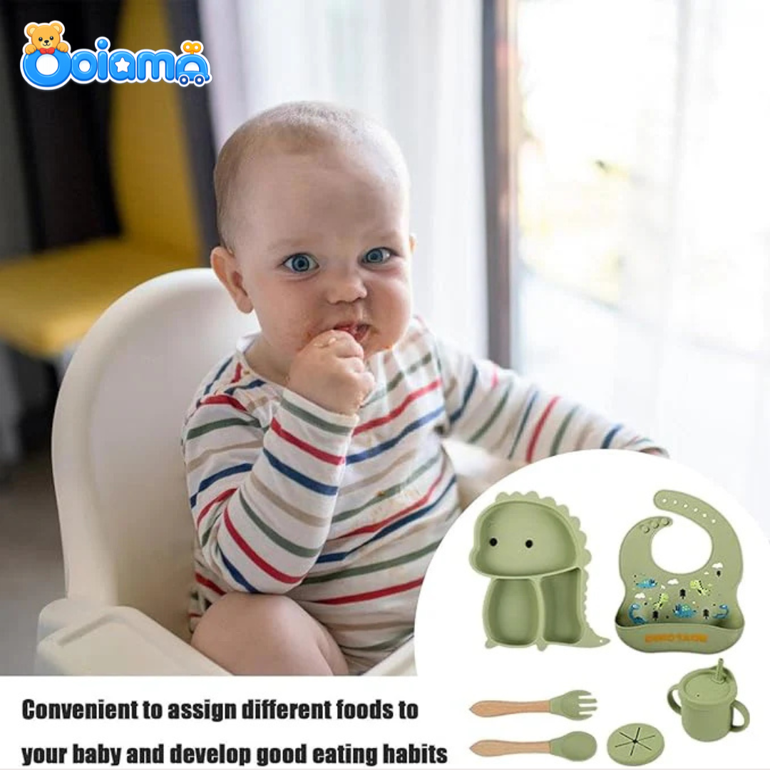 Kidilo Silicone Feeding Set - For Little Hands, Big Milestones