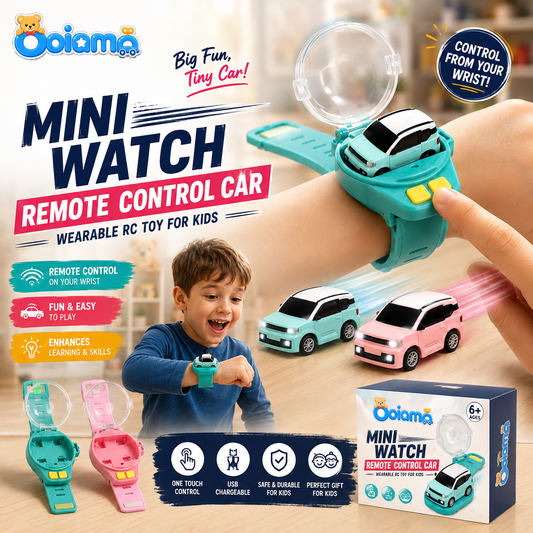 Mini Watch Remote Control Car - Wearable RC Toy For Kids