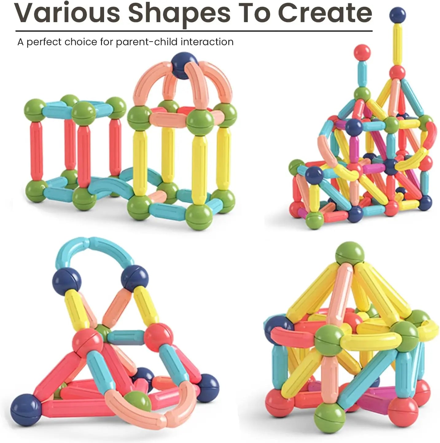 42 Pcs Magnetic Building Blocks